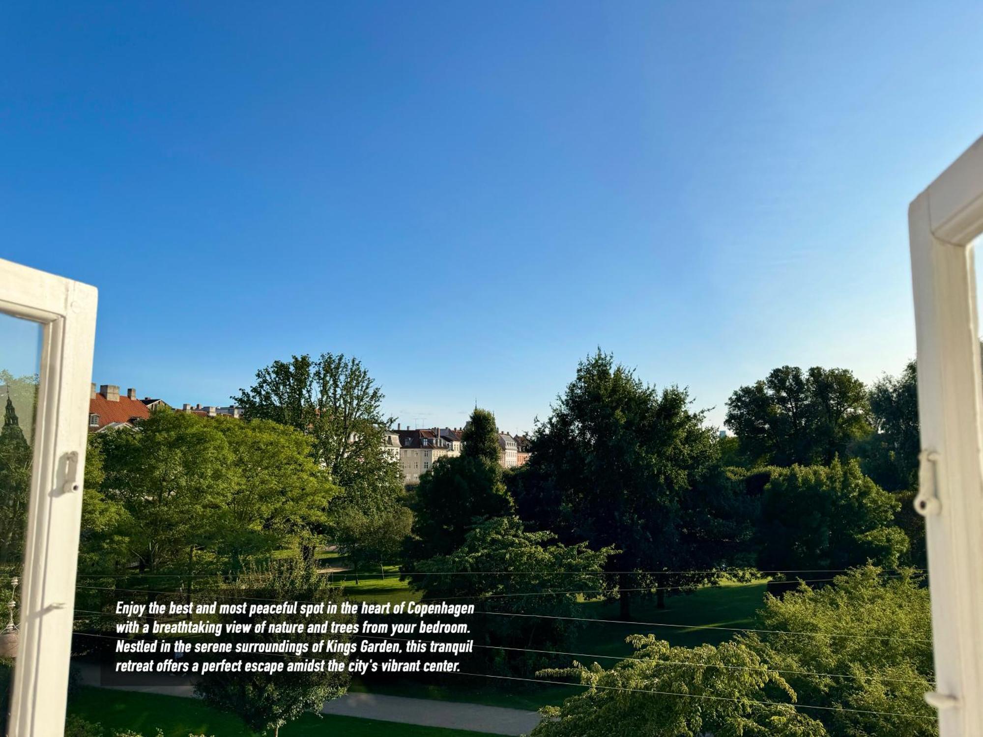 Luxury 'Kings Garden View' 260M2 Prime Located Flat Apartamento Copenhaga Exterior foto